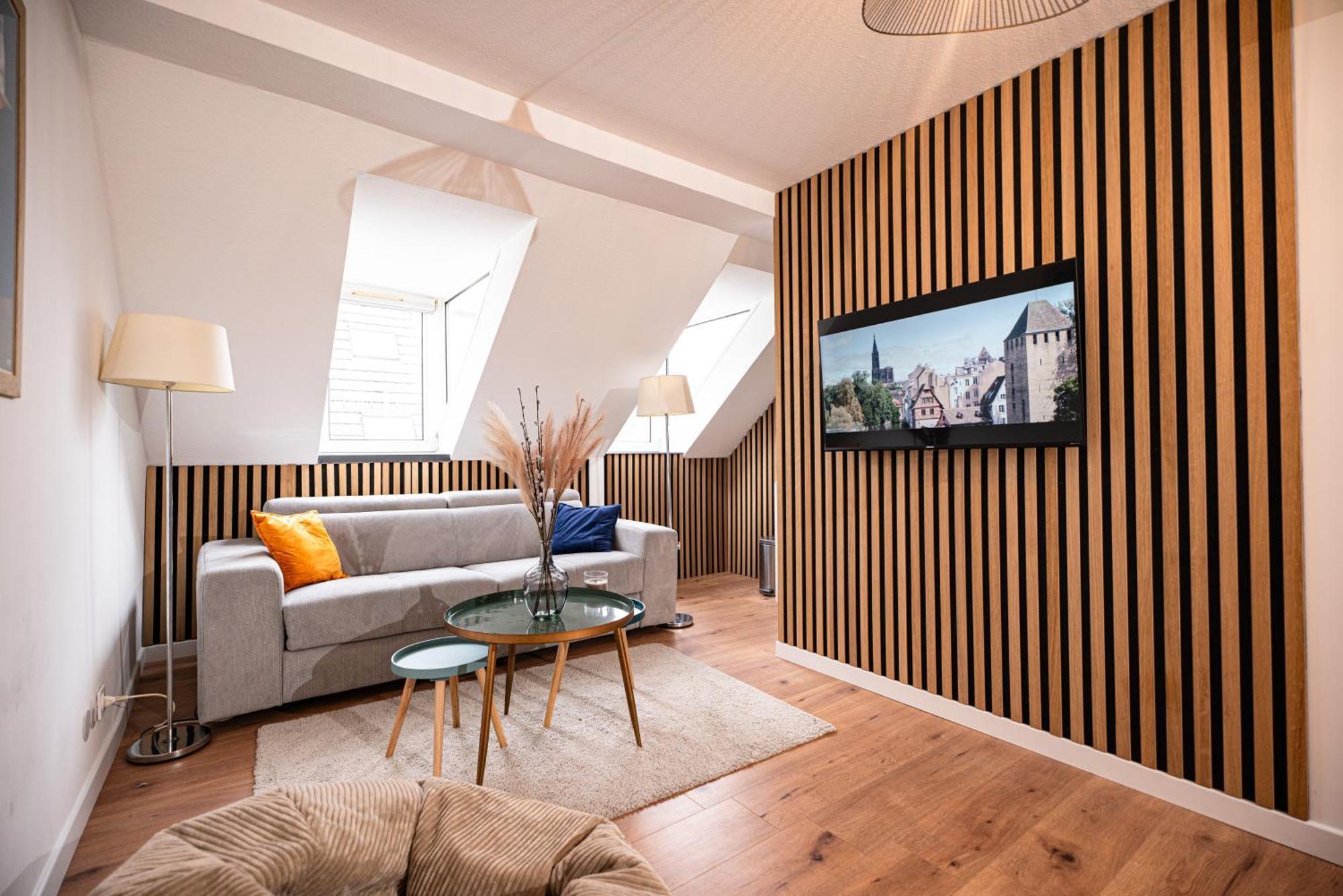 Moderne T2 Centre Sauna Wifi Home Office Netflix Strasbourg Bagian luar foto