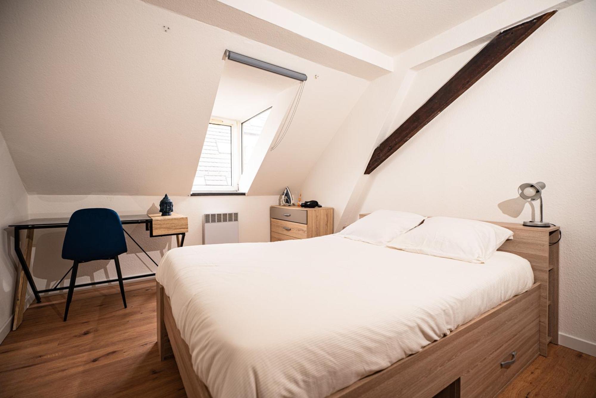 Moderne T2 Centre Sauna Wifi Home Office Netflix Strasbourg Bagian luar foto